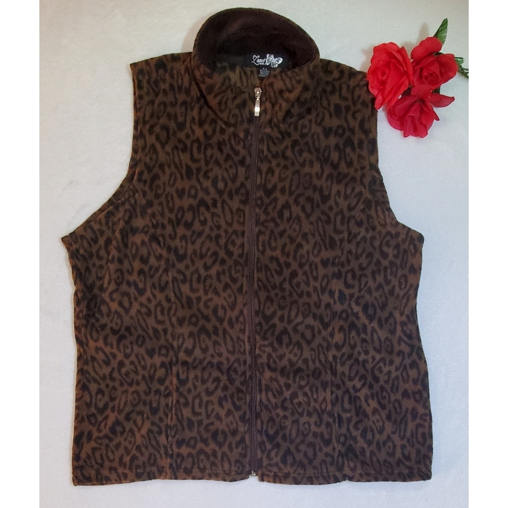 Lena Leopard Vest